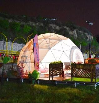 林芝河南球形帐篷-室外浪漫乐园